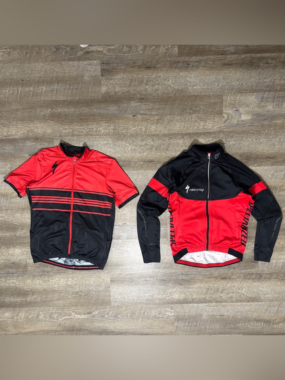 Vintage Specialized Cycling Jersey Bundle Men's S Red Big Logo Racing READ